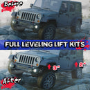 Improvement effect after using 3" Front and 3" Rear Full Leveling Lift Kitsfor 2007-2018 Jeep Wrangler JK