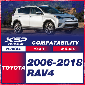 2" Front and 1.5" Rear Full Leveling Lift Kit with Upgrade Sway Bar Links For 2006-2018 Toyota RAV4