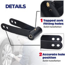 1-1.5" Rear Drop Shackles Kit Lowering Level Part For 2019+ Chevy Silverado 1500