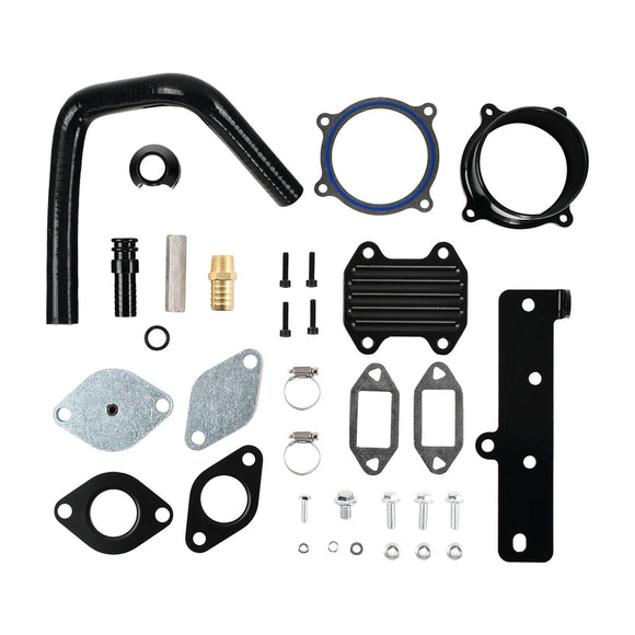 EGR Delete Kit For 2013-2018 6.7L Dodge Ram Cummins Diesel EGR Plate Cooler & Throttle Valve Delete Kit