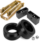 طقم رفع كامل التسوية بقياس 3 بوصات أمامي و2 بوصة خلفي لسيارات شيفروليه سيلفرادو وجي إم سي سييرا 2WD موديلات 1999-2006 -1