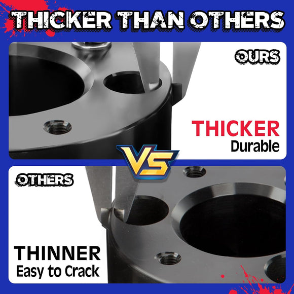 Our lift kit thicker than others,more durable