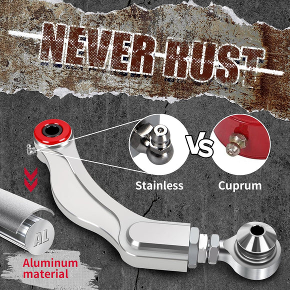 KSP Aluminum Rear Camber Arms for 2015-2023 Ford Mustang S550 Adjustable -3° to +3°