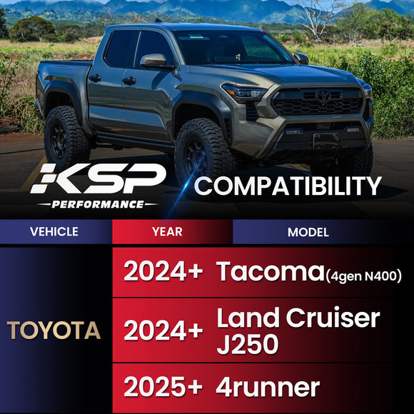 KSP Control Arms Fit 2024-2025 Toyota Tacoma (4gen N400) Land Cruiser 4Runner