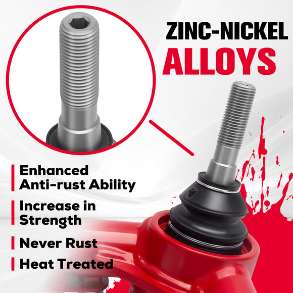 KSP 2-4" Red Upper Control Arms For 2024-2025 Toyota Tacoma