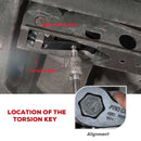 KSP Torsion key for 2011-2019 Silverado Sierra 2500/3500HD Installation instructions