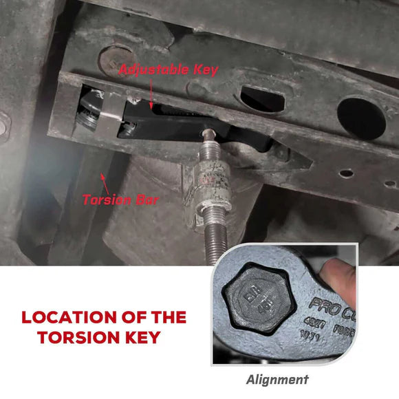 KSP Torsion key for 2011-2019 Silverado Sierra 2500/3500HD Installation instructions