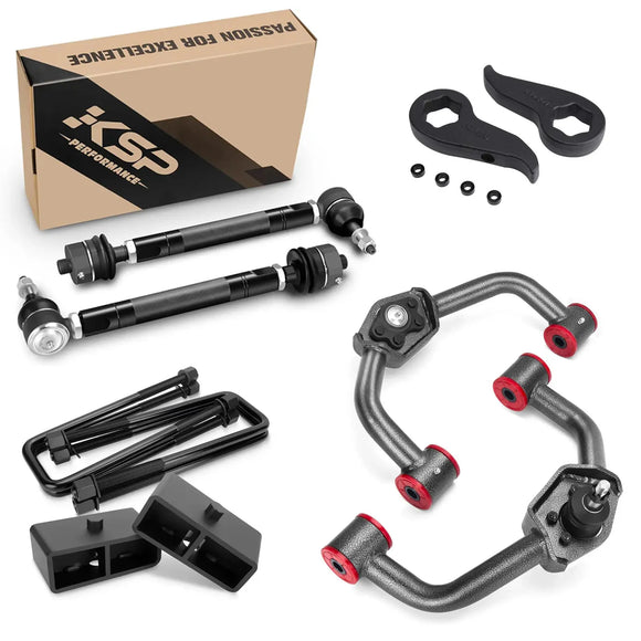 KSP Suspension System for 2011-2019 Chevy Silverado 2500/3500HD GMC Sierra 2500/3500HD
