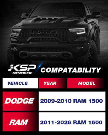 Compatible with Dodge Ram 1500 2009-2026 2-4 inch Aluminum Control Arm – KSP