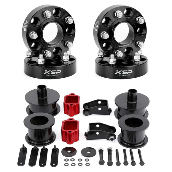 1.5 inch 5x5 Hubcentric Wheel Spacers For 2007–2018 Jeep Wrangler JK with 3"F+3"R Full Leveling Lift Kits