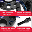 KSP 15mm Wheel Spacers 5x120 PAIR and Longer Bolts for BMW Details