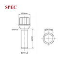 KSP 2PCS 5x112 Hub Wheel Spacers for Audi A4 S4 A6 S6 A8 Q8 lug nut Size