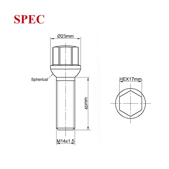 KSP 2PCS 5x112 Hub Wheel Spacers for Audi A4 S4 A6 S6 A8 Q8 lug nut Size