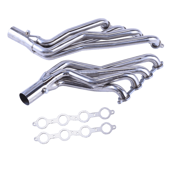 Exhaust Header for 1964-1988 4.8L 5.3L 5.7L 6.0L 6.2L Chevrolet Chevy Pontiac Buick LS1/LS2/LS3/LS6 LS Swap Longtube V8