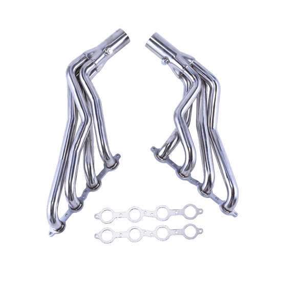 Exhaust Header for 1964-1988 4.8L 5.3L 5.7L 6.0L 6.2L Chevrolet Chevy Pontiac Buick LS1/LS2/LS3/LS6 LS Swap Longtube V8