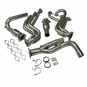 Exhaust Header & Y-Pipe For 1999-2005 Chevy GMT800 V8 Engine Truck 2WD KSP