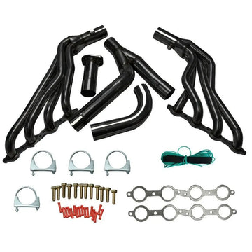 KSP Black Exhaust Headers for Chevy Silverado 1500 and GMC Sierra 1500 GMT800 4.8L 5.3L 6.0L V8