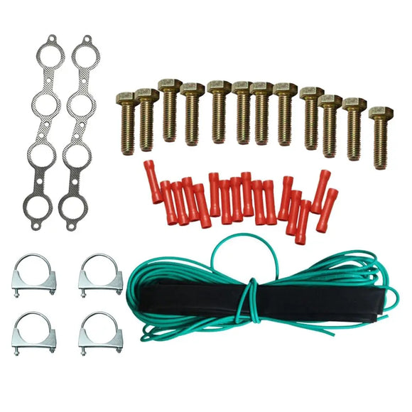 KSP Black Exhaust Headers for Chevy Silverado 1500 and GMC Sierra 1500 GMT800 4.8L 5.3L 6.0L V8