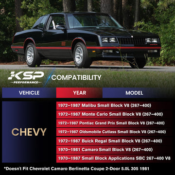 Exhaust Header Manifold for 1970–1987 Chevy SBC 267-400 V8 KSP