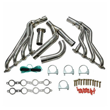 Long Tube Header For 1999-2006 Chevy Gmc Silverado Sierra Yukon Avalanche 1500 2500 KSP