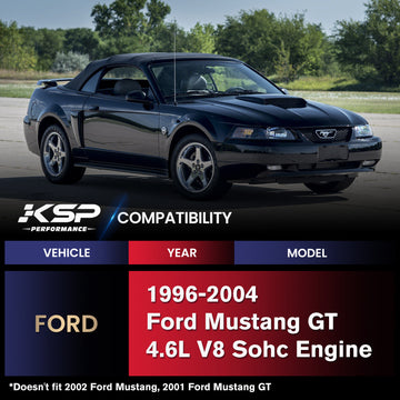 Exhaust Header Manifold For 1996-2004 Ford Mustang GT V8 4.6L