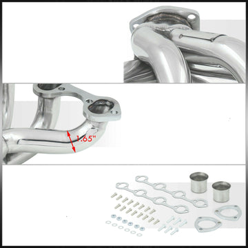 Exhaust Header for 1964-1978 Ford V8 260 289 302 Small Block Stainless SBF Hugger