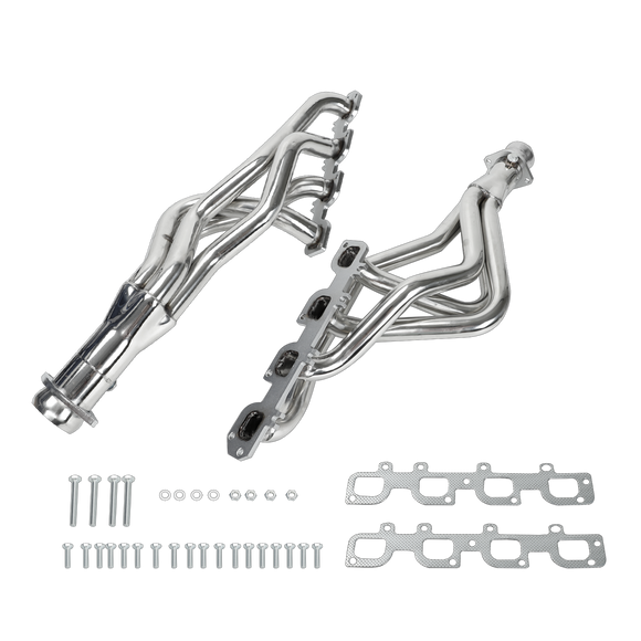 Long Tube Stainless Steel Exhaust Headers for 2009–2018 Dodge Ram 1500 5.7L HEMI V8 KSP
