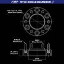 KSP Wheel Adapter lets earlier-generation Toyota vehicles run newer-model Toyota wheels. Once installed, these Pro Billet adapter spacers convert M12×1.5 studs to M14×1.5 and use a purpose-engineered thickness that fits the majority of Toyota trucks. 