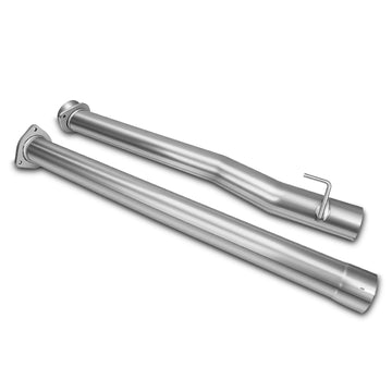 4" Muffler Delete Exhaust Pipe For 2011-2017 Ford F250 F350 F450 6.7L