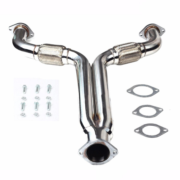 Y-Pipe Downpipe Exhaust for 2003-2009 Nissan 350Z 3.5L & 2005/2007 Infiniti G35