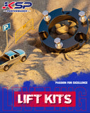 1.5" Front Leveling Lift Kits For Toyota 05-23 Tacoma 03-24 4Runner 07-15 FJ Cruiser KSP
