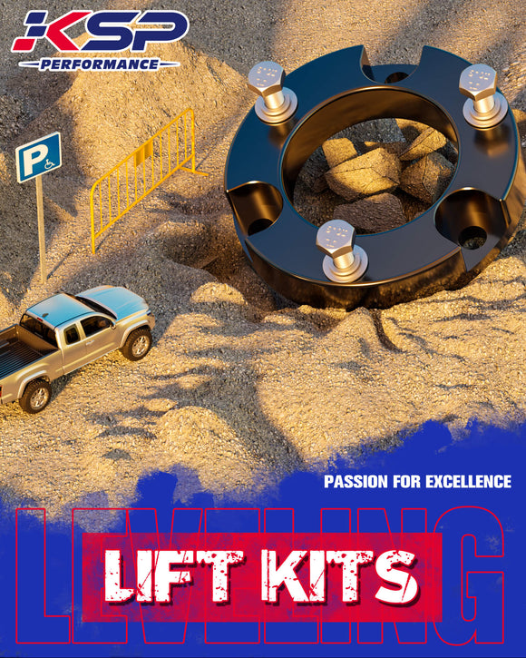 1.5" Front Leveling Lift Kits For Toyota 05-23 Tacoma 03-24 4Runner 07-15 FJ Cruiser KSP