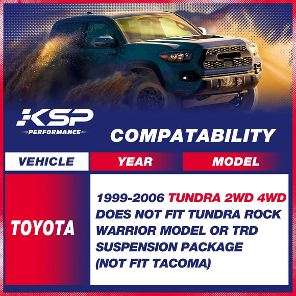 2" Front Leveling Lift Kits For 1999-2006 Toyota Tundra 2WD/4WD KSP