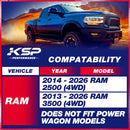 طقم رفع أمامي + موسعات صدمات لسيارات دودج رام 2500/3500 موديلات 2013-2022-2