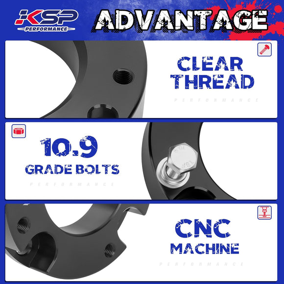 KSP 1.5" Front Leveling Lift Kits Strut Spacer For Toyota 2024-2026 Tacoma 2025-2026 4Runner 2024-2026 Land Cruiser 250