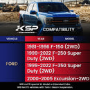 2" Front Leveling Kit for Ford 1981-1996 F150 and 1999-2022 F250 F350 Super Duty and 2000-2025 Excursion