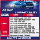 1"-3" Adjustable Torsion Key For 1999-2007 Chevy Silverado and GMC Sierra 1500 classic 4WD 6 Lug