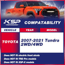 For 2007-2021 Toyota Tundra 3" Front and 2" Rear Full Leveling Lift Kits With Ubolts Block xccscss.
