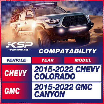 KSP 3" Front 2" Rear Full Lift Kit For 2015-2022 Chevy Colorado GMC Canyon 2WD 4WD