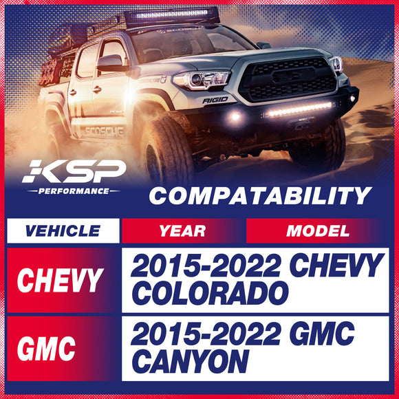 KSP 3" Front 2" Rear Full Lift Kit For 2015-2022 Chevy Colorado GMC Canyon 2WD 4WD