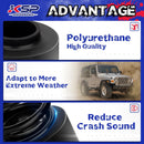3" Front and 2" Rear Leveling Kit for 1984-2001 Jeep Cherokee XJ with 3 inches Coil Spring Lift Spacer and 2 inches Rear Leaf Shackles