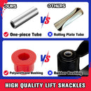 3" Front and 2" Rear Leveling Kit for 1984-2001 Jeep Cherokee XJ with 3 inches Coil Spring Lift Spacer and 2 inches Rear Leaf Shackles