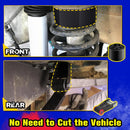 3" Front and 2" Rear Leveling Kit for 1984-2001 Jeep Cherokee XJ with 3 inches Coil Spring Lift Spacer and 2 inches Rear Leaf Shackles