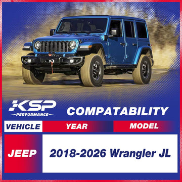 2.5" Front and Rear Leveling Lift Kit for 2018-2026 Jeep Wrangler JL Fitment