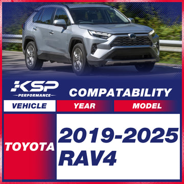 طقم رفع كامل لسيارة تويوتا RAV4 موديل 2019+، طقم رفع مستوي أمامي 2.5 بوصة وخلفي 1.5 بوصة  - 0