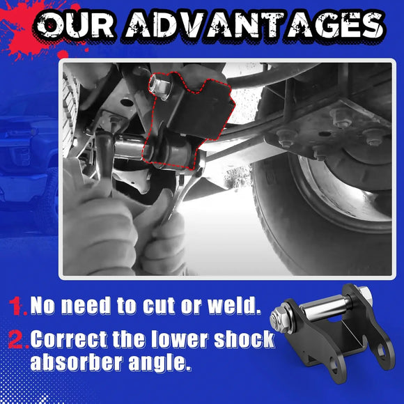 4"-6" Shock Extenders Bracket for 1999-2006 Chevy Silverado 1500 GMC Sierra 1500