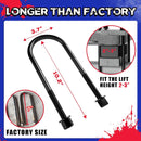 2 inch Rear Leveling Lift Kit with leaf spring Ubolts for 2002-2013 Dodge Ram 1500/2500/3500