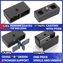 2" Rear Block Leveling Lift Kit U Bolt Leaf Spring For 2000-2010 Chevrolet Silverado 2500HD 3500HD and GMC Sierra 1500HD 2500HD