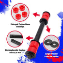 Shock absorber with enlarged polyurethane bushings, electrophoretic coating, and larger washer