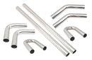 3.5" OD mandrel bend exhaust pipe kit 8-piece polished stainless steel DIY set-1